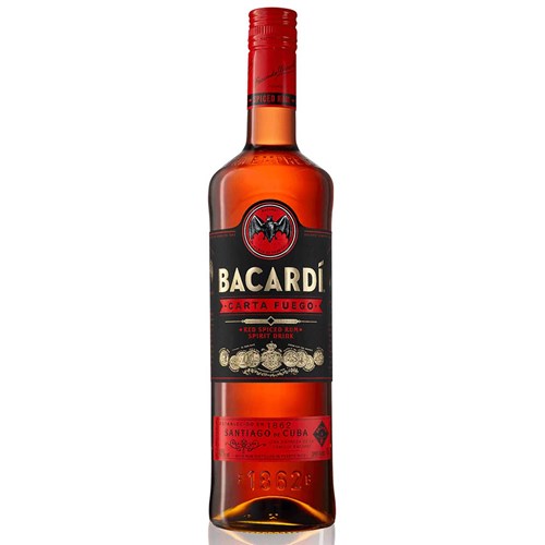 Bacardi Carta Fuego Red Spiced Rum Spirit Drink